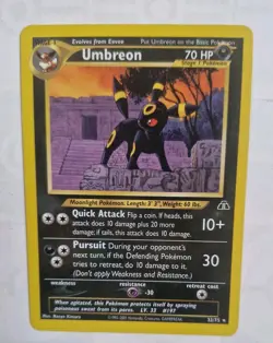 Pokemon TCG Neo Discovery Umbreon 32/75 Non-Holo Rare HP - Image 4
