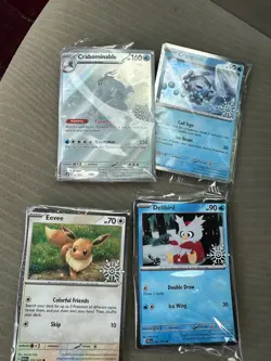Pokemon 2025 Holiday Calendar Sealed Stamped Promos (COMPLETE SET OF 8) NEW - Image 1