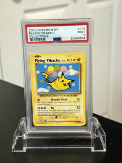 2016 Pokemon XY Evolutions Flying Pikachu #110/108 PSA 9 - Image 1