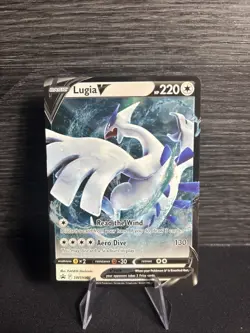 Pokemon Lugia V SWSH301 Sword & Shield Holo Black Star Promo - Image 1