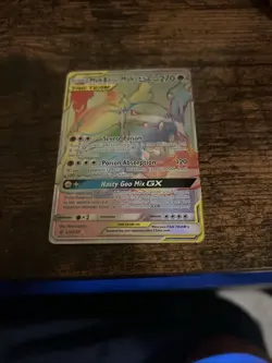2019 Pokemon Sun & Moon Unbroken Bonds Muk Alolan Tag Team GX Rainbow Rare Holo - Image 1