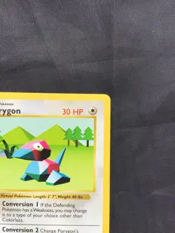 Pokemon Cards: Base Set 1st Edition Uncommon: Porygon 39/102 - Image 3