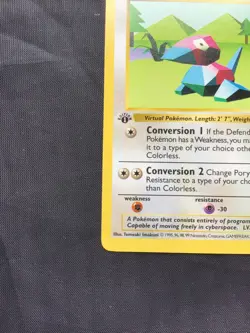 Pokemon Cards: Base Set 1st Edition Uncommon: Porygon 39/102 - Image 5