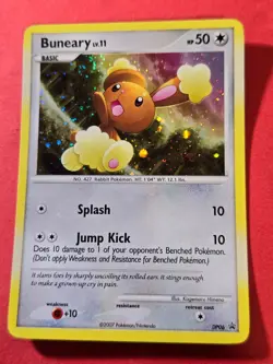 2007-09 Pokemon Diamond and Pearl Black Star Promos #DP06 Buneary, Holo, cd3 - Image 1