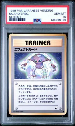 1998 POKEMON JPN VENDING SER II GUARD SPEC. PSA 10 - Image 1