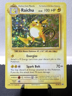 Pokemon TCG: XY Evolutions Raichu 36/108 Holo Rare NM - Image 1