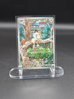 Pokemon Meowth 106/094 – Phantasmal Flames – English IR (Illustration Rare) - Image 1