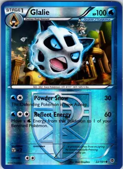 Glalie (Team Plasma) 22/101 Plasma Blast Pokemon LP Reverse Holo - Image 1