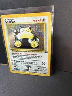 Pokemon TCG Snorlax Jungle 11/64 Unlimited Holo Rare WOTC VINTAGE! - Image 2