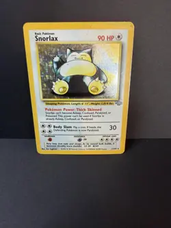 Pokemon TCG Snorlax Jungle 11/64 Unlimited Holo Rare WOTC VINTAGE! - Image 3