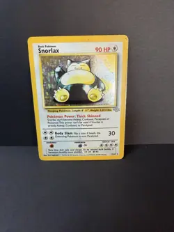 Pokemon TCG Snorlax Jungle 11/64 Unlimited Holo Rare WOTC VINTAGE! - Image 4