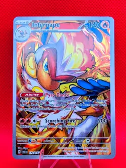 INFERNAPE 173/167 ILLUSTRATION RARE TWILIGHT MASQUERADE POKEMON NM/M INFERNAPE - Image 1