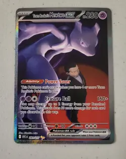 Team Rocket’s Mewtwo ex ASC 281/217 Pokemon Ascended Heroes NM/M - Image 1
