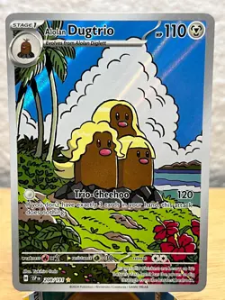 Surging Sparks Alolan Dugtrio 208/191 Illustration Rare Pokemon NM/M - Image 1