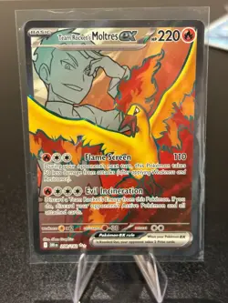 Pokemon TCG: TEAM ROCKET MOLTRES 208/182 DESTINED RIVALS - NM - Image 1