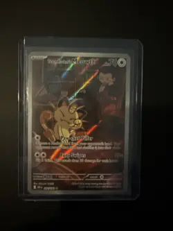 Pokemon Team Rocket's Meowth - 203/182 - SV10: Destined Rivals (DRI) NM - Image 1