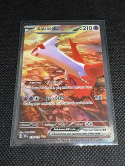 Pokemon Latias ex Special Illustration Rare Holo 239/191 Sv08: Surging Sparks - Image 4