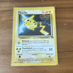 Pokemon TCG Pikachu Kids WB Presents The First Movie 4 Regular Promo 50 HP - Image 1