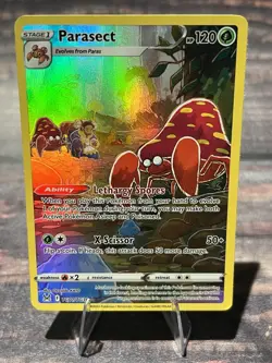 Parasect TG01/TG30 Ultra Rare Full Art Lost Origin Trainer Gallery Pokemon - Image 1