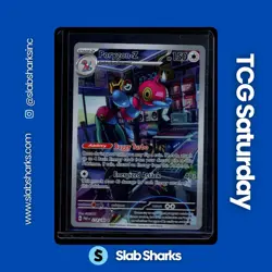 2023 POKEMON SV PARADOX RIFT #214/182 PORYGON-Z ILLUSTRATION RARE - Image 1