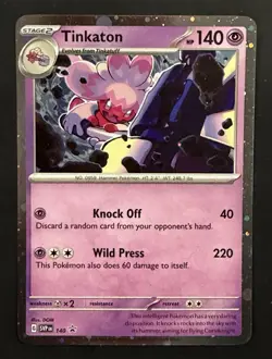 Pokemon TINKATON SVP 140 Stellar Crown - Black Star Promo - NM/M - Image 1