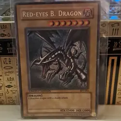 Yu-Gi-Oh! TCG Konami Red-Eyes B. Dragon 2002 Collectors Tin Secret Foil BPT-005 - Image 1