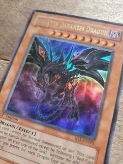 Yugioh x1 Red-Eyes Darkness Dragon SD1-EN001 Ultra Rare UL Edition (Light Play!) - Image 2