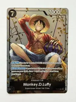 Monkey.D.Luffy P-075 Tin Pack Set Vol. 2 Promo Card One Piece Card Game - Image 1