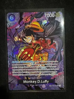 One Piece TCG Monkey D. Luffy ST26-005 SP – OP15 Kami’s Island – NM - Image 3