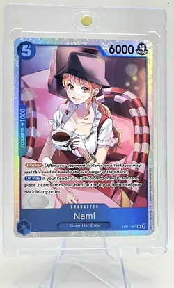 Nami OP11-054 One Piece CCG a Fist of Divine Speed Super Rare Holo Card - Image 4