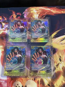 One Piece Bartholomew Kuma SEC OP12-119 Legacy Of The Master Playset x4 NM - Image 1