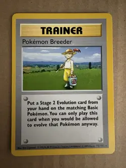 Pokemon - Base Set Shadowless - Pokemon Breeder 76/102 - Rare LP/NM - Image 1