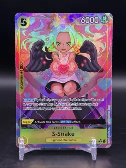 One Piece S-Snake OP08-112 Super Rare Alt Art Two Legends Parallel Foil NM - Image 1