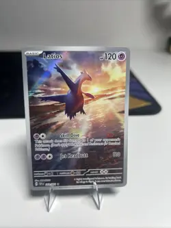 Pokemon TCG Latios 203/191 Surging Sparks Illustration Rare Holo Card 2024 - Image 1