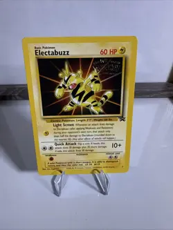 Electabuzz Black Star Promo #2 1999 - WB The First Movie Pokemon Card - - Image 1