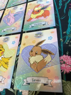 Pokemon Let's Go Eevee Database Peru Set Heart Eeveelutions Set Hearts Holo - Image 4