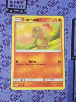Pokemon TCG Sun and Moon Charmander Team Up Card 12/181 Near Mint Condition - Image 1