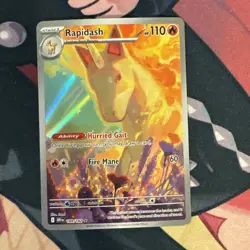 Pokemon Rapidash 189/182 Sv10 Destined Rivals Illustration Rare Holo Card - Image 1