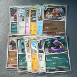 Lot Of 12 - .999 Fine Silver 1 Grain Laminated Pokemon Cards 12 Grains Of Silver - Image 1