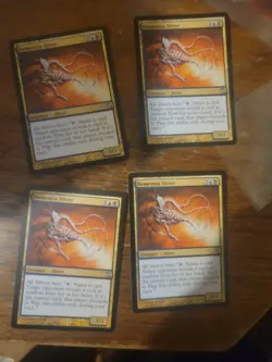 4x Dementia Sliver Time Spiral MTG Magic The Gathering Card Vintage Gold Unc - Image 1