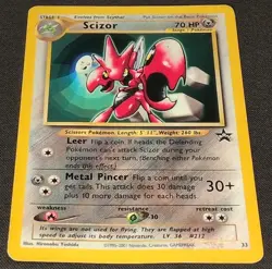 Scizor 33/53 Wotc Promo wizards of the coast promo Very Clean near mint card - Image 1