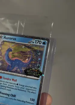 Pokemon Aurorus Holo Perfect Order Promo Stamped Card 024/088 SEALED W/ 3 SWIRLS - Image 5