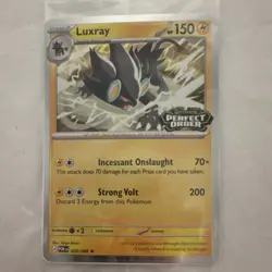 Pokemon TCG Luxray Promo 028/088 Stage 2 Electric Card Still Sealed - Image 1