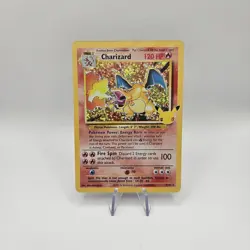 Pokemon TCG Charizard Celebrations Holo Card 4/102 Mint Condition - Image 1