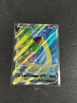 Lapras V (Full Art) 189/202 Swsh01: Sword & Shield Holo Collectible Pokemon Card - Image 1