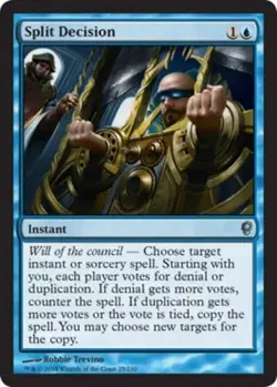 Split Decision 4x MTG Conspiracy NM Magic The Gathering Playset - Image 1