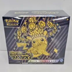 Pokemon TCG Scarlet & Violet Surging Sparks Elite Trainer Box ETB Factory Sealed - Image 1