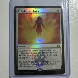 Magic: The Gathering Enlightened Tutor Foil Judge Promo 002/010 2020 - Image 1