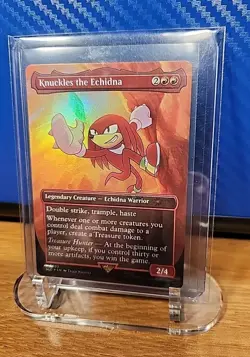 Knuckles the Echidna Foil x1 # - Sonic The Hedgehog - Secret Lair Drop SLD - Image 2