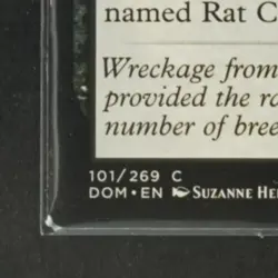 2018 MAGIC: THE GATHERING DOMINARIA #101/269 RAT COLONY - Image 4